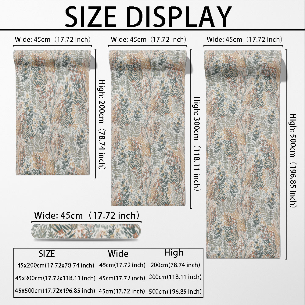 1 Stück Kräuter-Pflanzen-Blume – Herbal Wallpaper Bewertung und Preis
