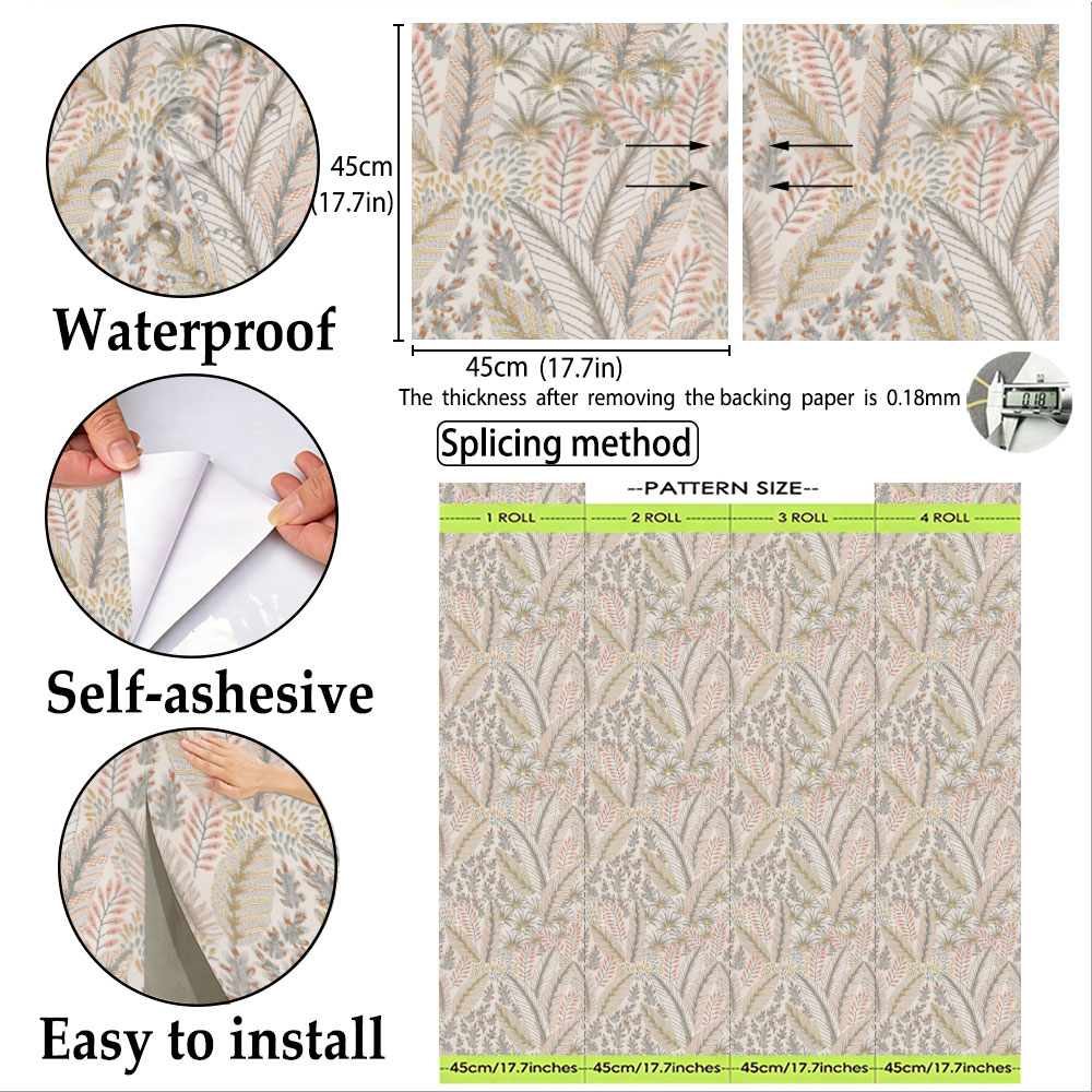 1 Stück Kräuter-Pflanzen-Blume – Herbal Wallpaper Bewertung und Preis