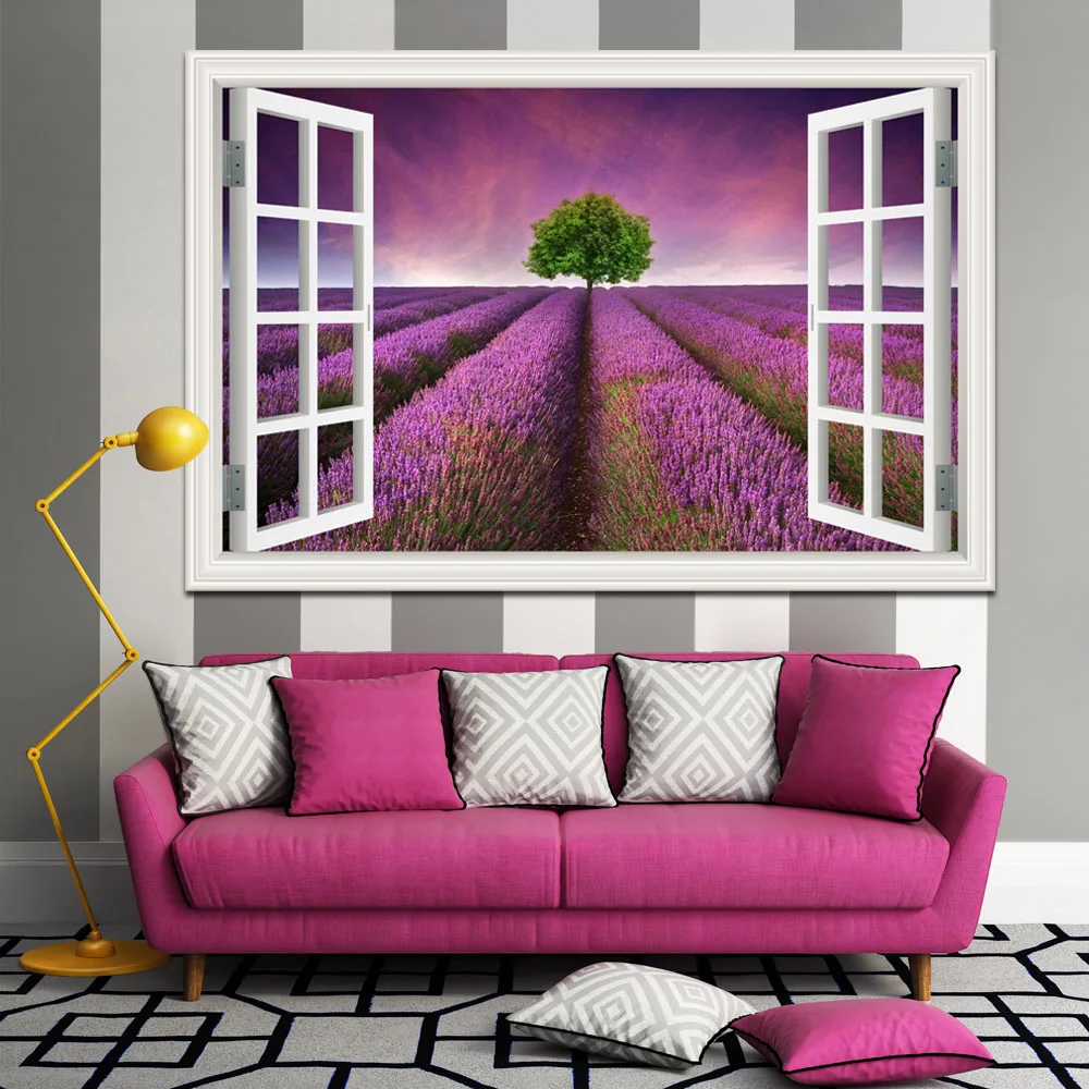3D Wand Aufkleber Lavendel Fel – Herbal Wallpaper Bewertung und Preis