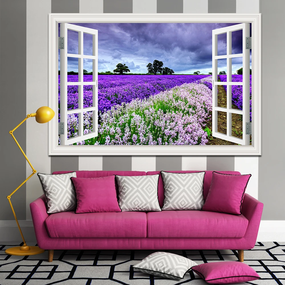 3D Wand Aufkleber Lavendel Fel – Herbal Wallpaper Bewertung und Preis